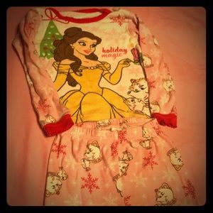 Disney Beauty & The Beast PJ Set - Girls 3T